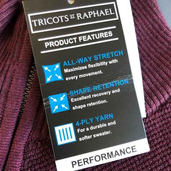 Tricots ST Raphael Men's Sweater Sleeveless L New - Picture 8 of 16